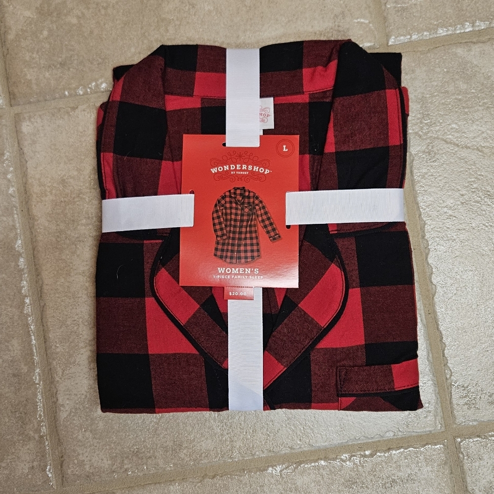 WonderShop Red and Black Plaid Pajamas